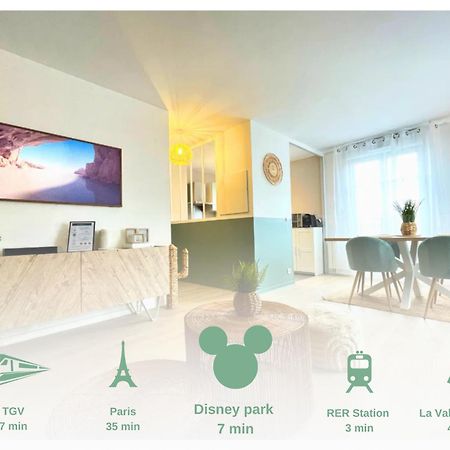 L'Organik Disney 7 Min Gare 5 Min Parking Prive Chessy Kültér fotó